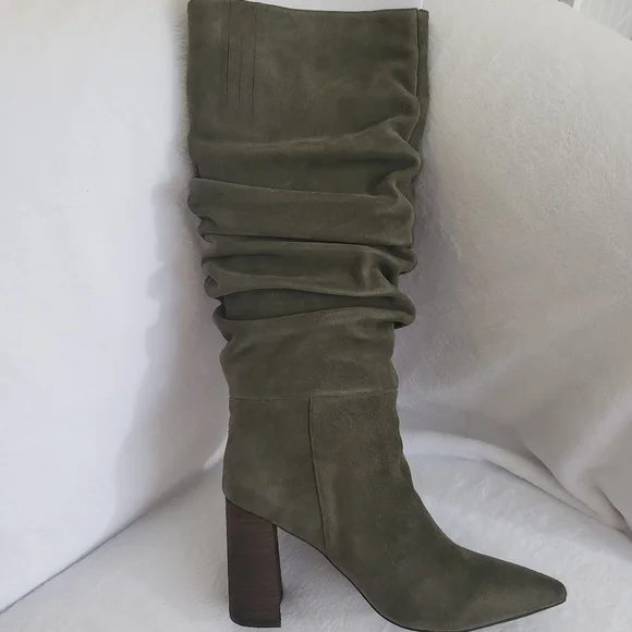 Jeffrey Campbell Suede Slouchy Boots NWT Sz 10 - Picture 7 of 10